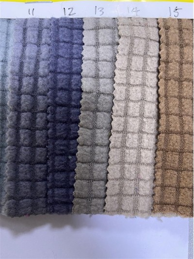 DG-LXF  提花格子搖粒絨  210g/m² 後面照